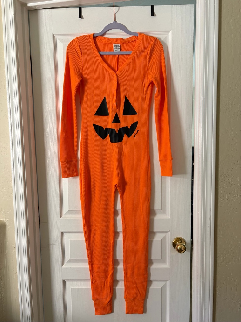 VS PINK Halloween Thermal Onesie